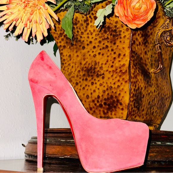 CHRISTIAN LOUBOUTIN 🩷 “Pink Suede Daffodile” - Picture 7 of 13